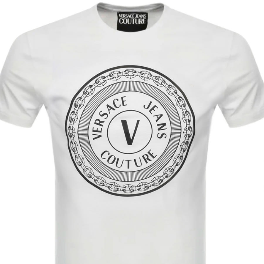 Alternative Image for ProductVersace Jeans Couture Slim Logo T Shirt White2